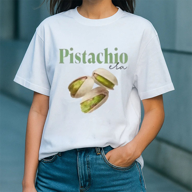 Foody Snacks - Pistache rétro drôle femmes T-Shirt mignon