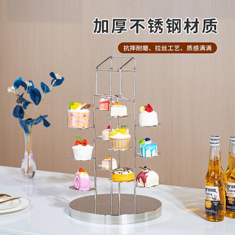 Food Snacks With Iron - Présentoir de nourriture pour buffet d'hôtel,