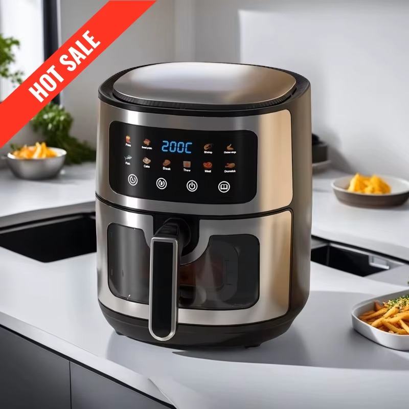 Healthy Snacks Food - Friteuse à Air noire 10L, rapide