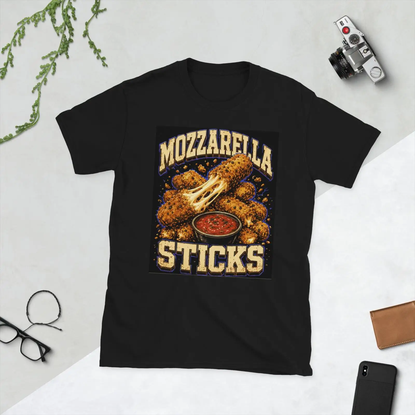 Foody Snacks - T-shirt Rétro pour Amateurs de Snacks,