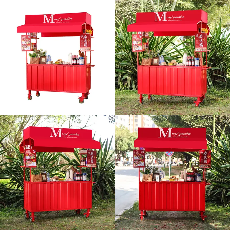 Food Snacks With Iron - Chariot alimentaire en fer forgé, stand