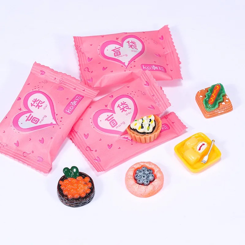 Food Snacks Drinks - Jouets miniatures de style aléatoire :