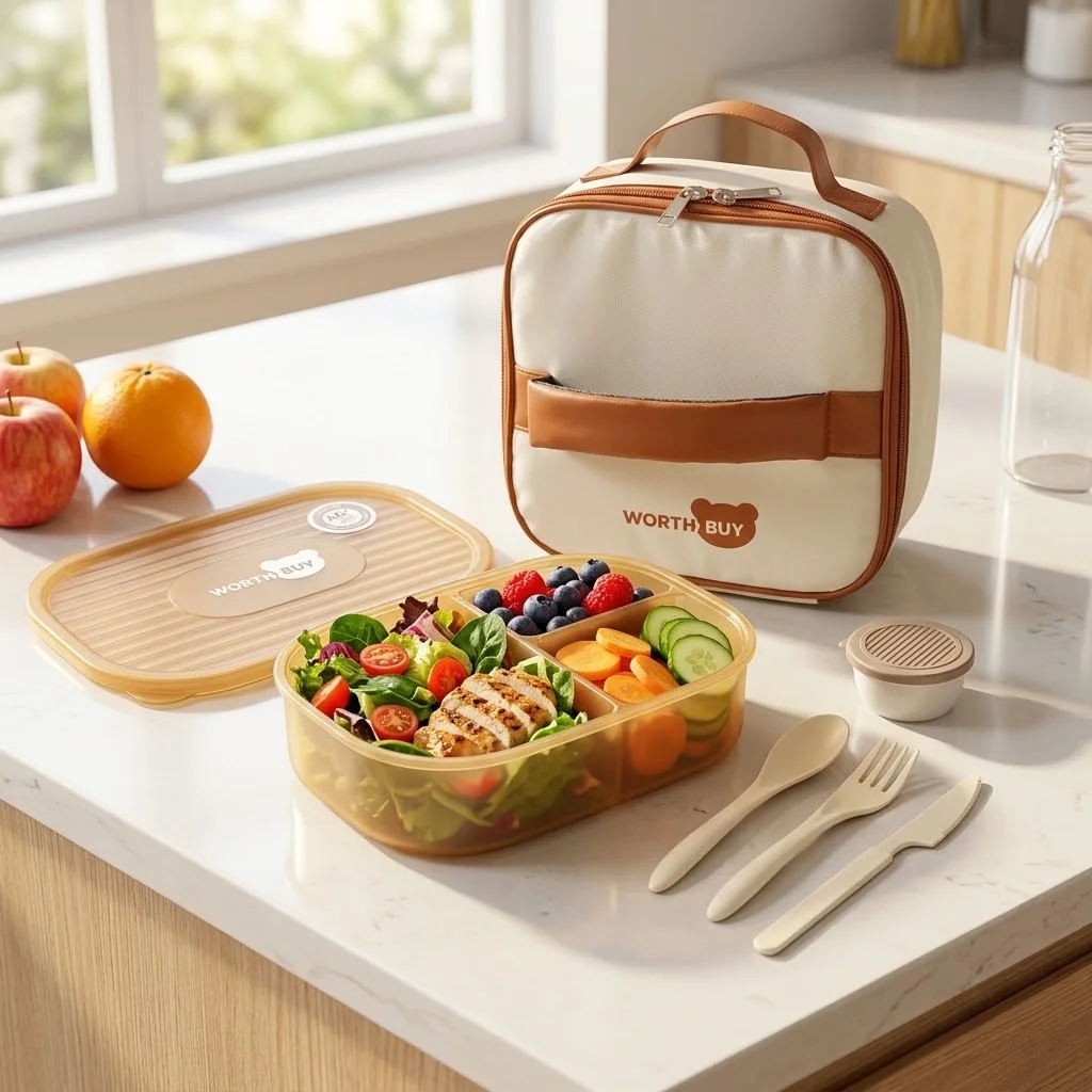 Boîte à bento en plastique amo - Food Snacks Box avis et prix