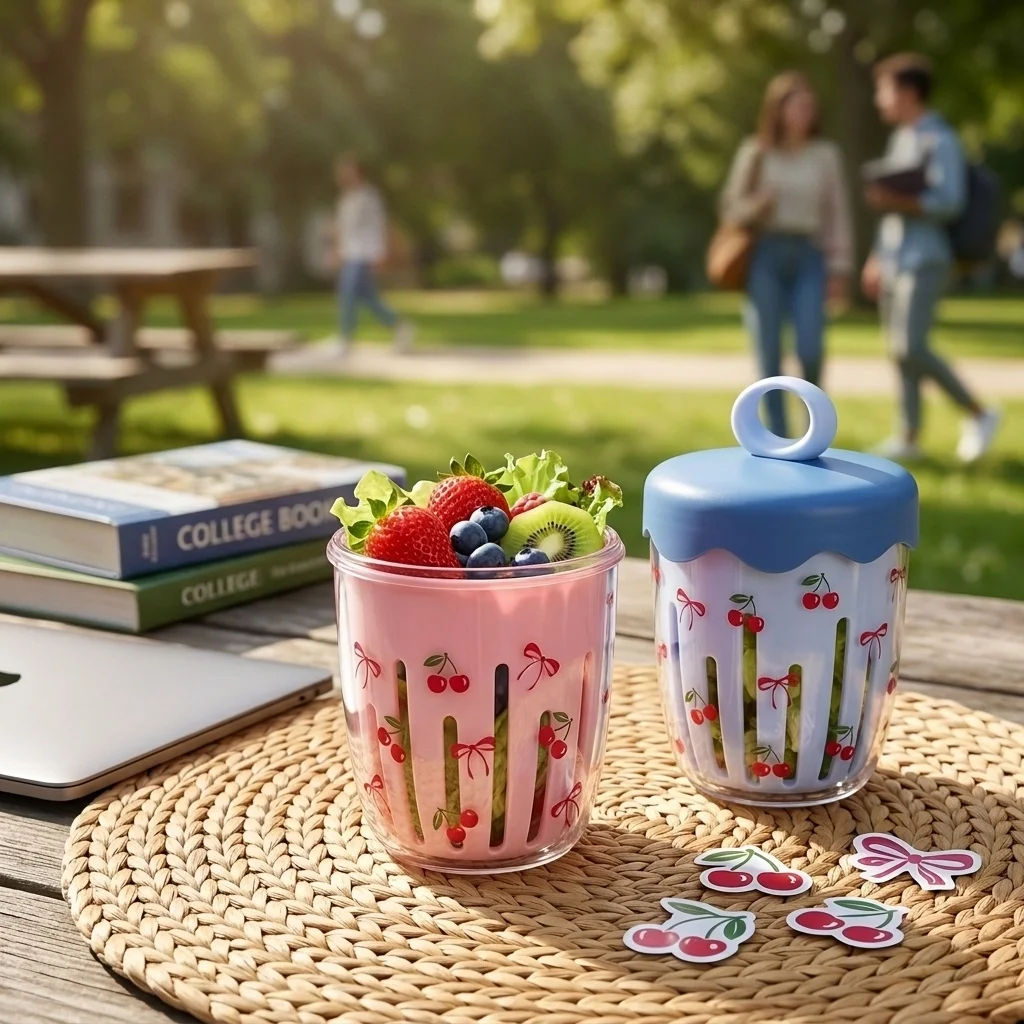 Gobelet en plastique pour sala - Food Snacks Box avis et prix