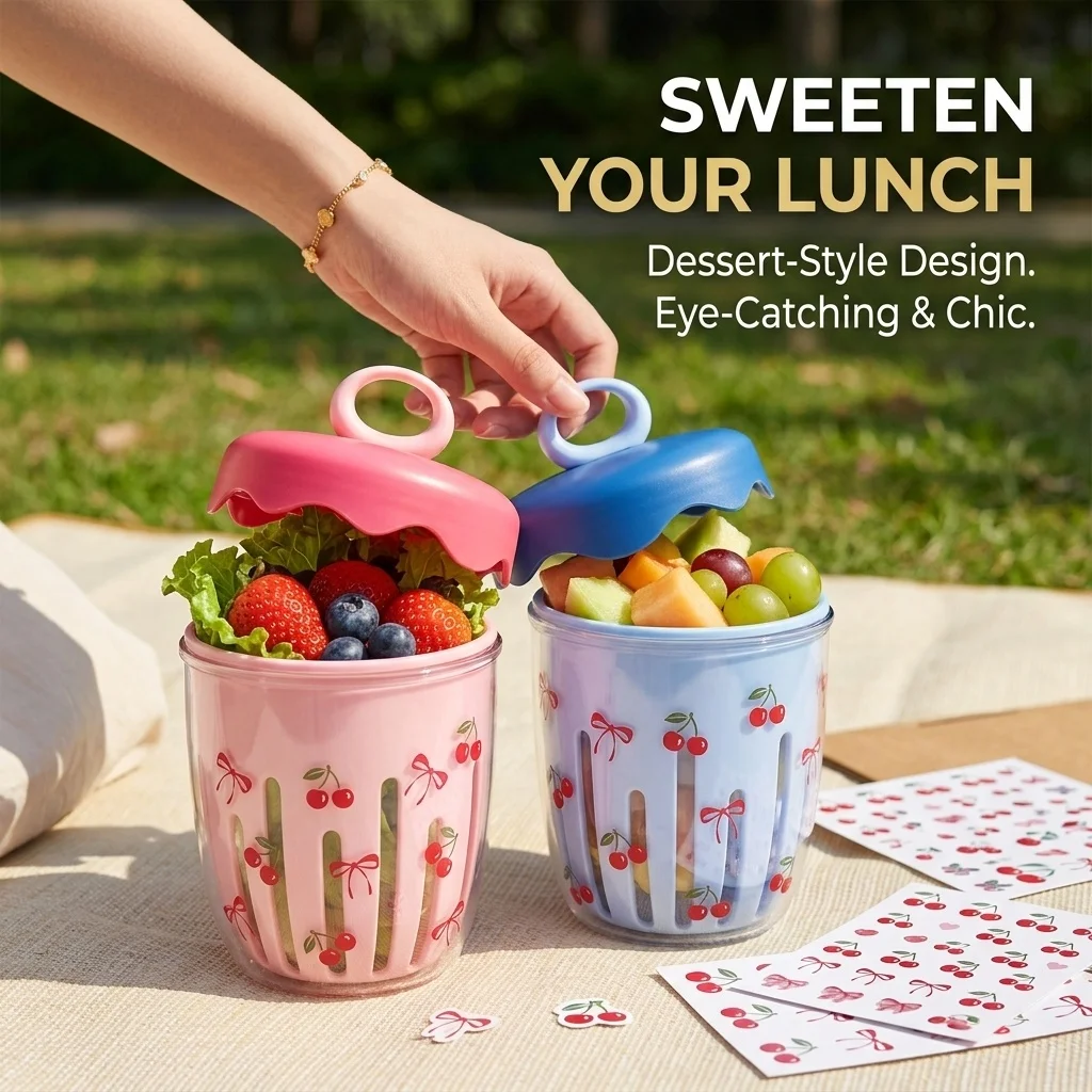 Gobelet en plastique pour sala - Food Snacks Box avis et prix