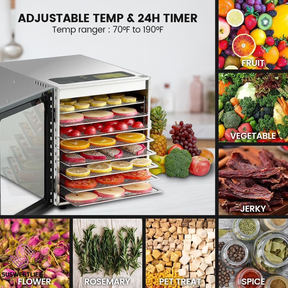 Déshydrateur alimentaire à 8 p - Healthy Snacks Food avis et prix