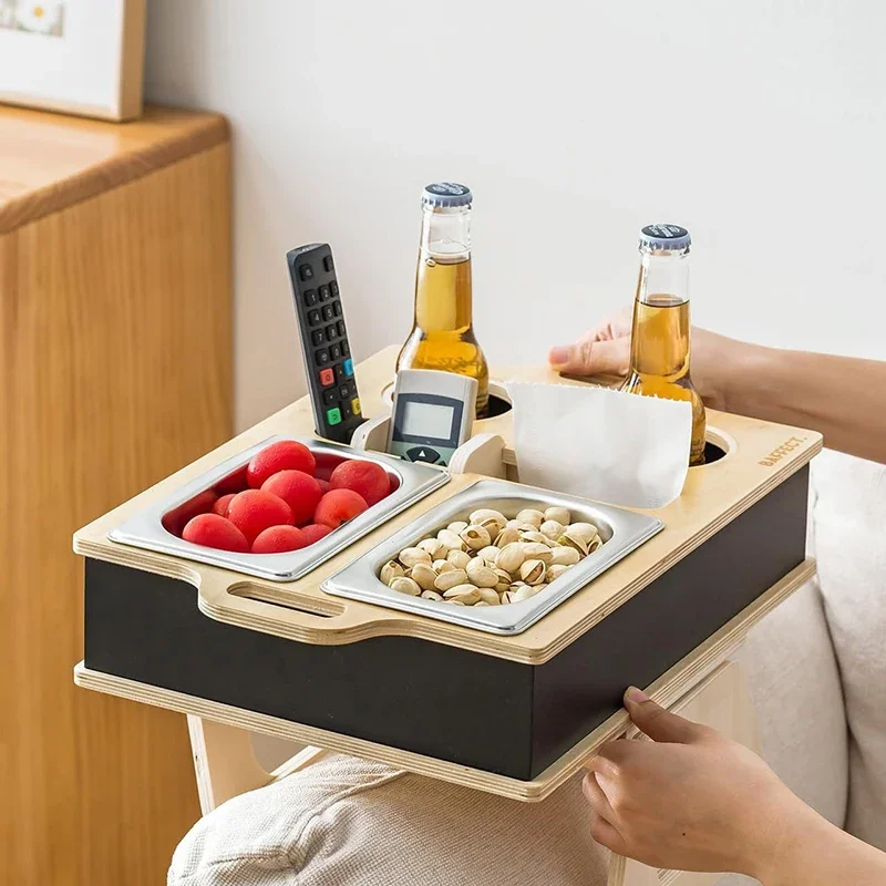 Plateau rectangulaire en bambo - Food Snacks Drinks avis et prix