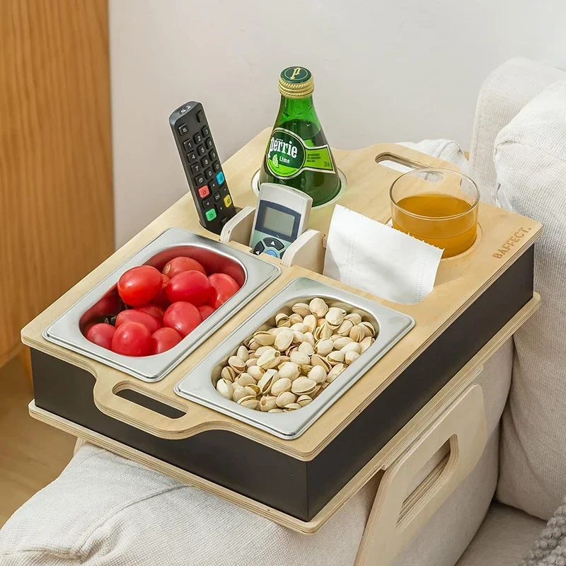 Plateau rectangulaire en bambo - Food Snacks Drinks avis et prix