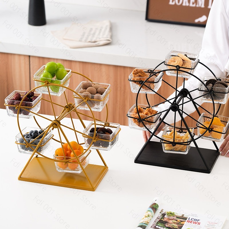 Présentoir rotatif en fer forg - Food Snacks With Iron avis et prix
