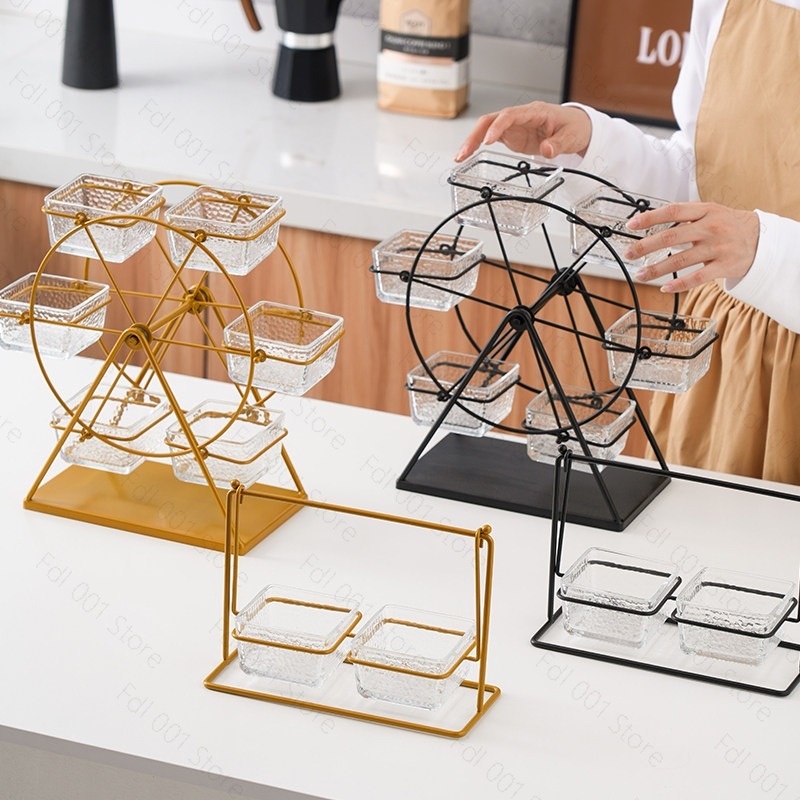 Présentoir rotatif en fer forg - Food Snacks With Iron avis et prix