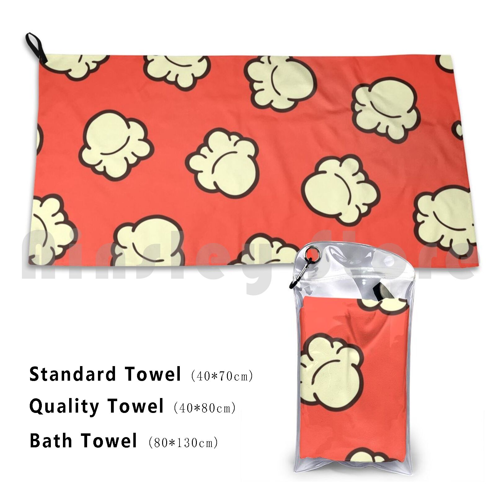 Serviette de plage à motif de  - Foody Snacks avis et prix